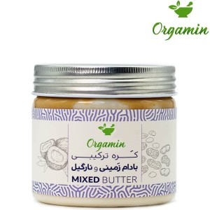 کره ترکیبی بادام زمینی و نارگیل