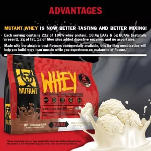MUTANT WHEY TRIPLE CHO &amp; VAN ICECRM  -پروتئین وی دو طعم موتانت