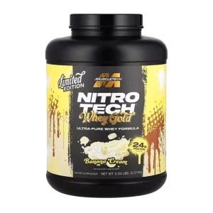 MuscleTech Nitro Tech 100% Whey Gold Limited Edition - پروتئین وی نیترو تک  ماسل تک