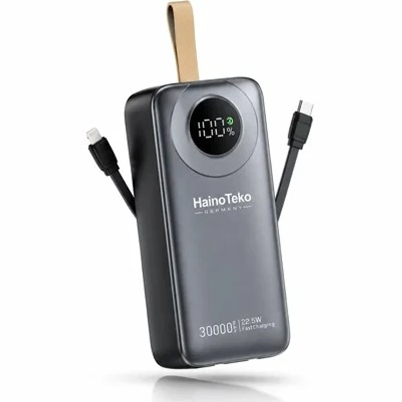 پاوربانک فست شارژ ۳۰۰۰۰ میلی‌آمپر ساعت هاینو تکو مدل HAINO TEKO P31 با توان ۲۲.۵ وات