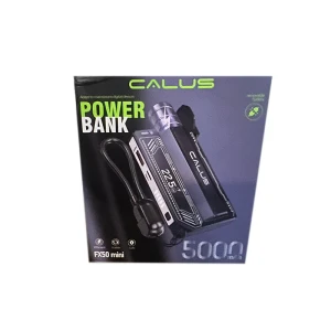 پاوربانک ۵۰۰۰ میلی‌آمپر ساعت کالوس مدل CALUS FX50 MINI