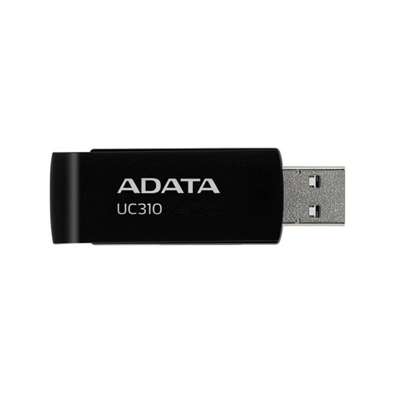 فلش مموری ای دیتا مدل UC310 ظرفیت 128 گیگابایت، سرعت خواندن تا 100 مگابایت بر ثانیه، سازگار با ویندوز، مک و لینوکس، طراحی ساده و وزن 9 گرم