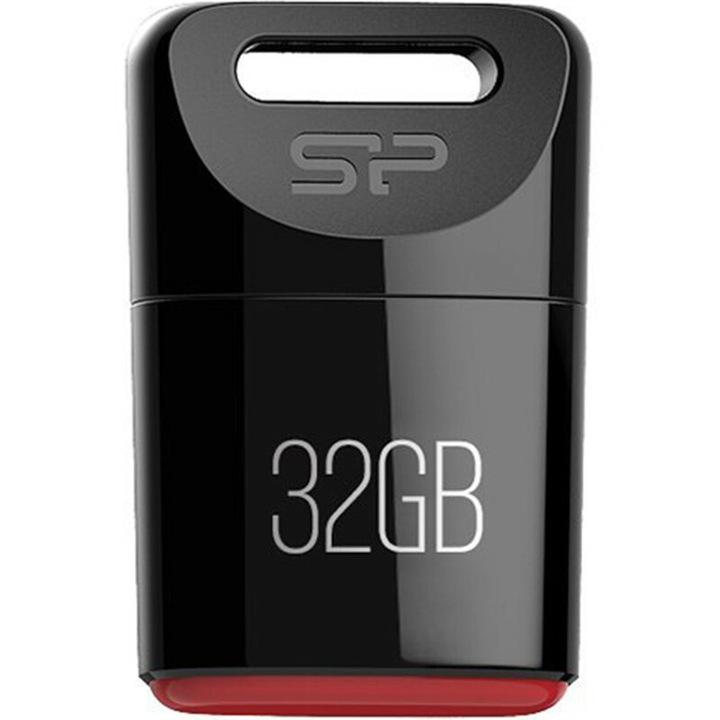 فلش مموری سیلیکون پاور مدل Touch T06 ظرفیت 32 گیگابایت، سازگار با ویندوز و مک، ابعاد کوچک و وزن 3.6 گرم