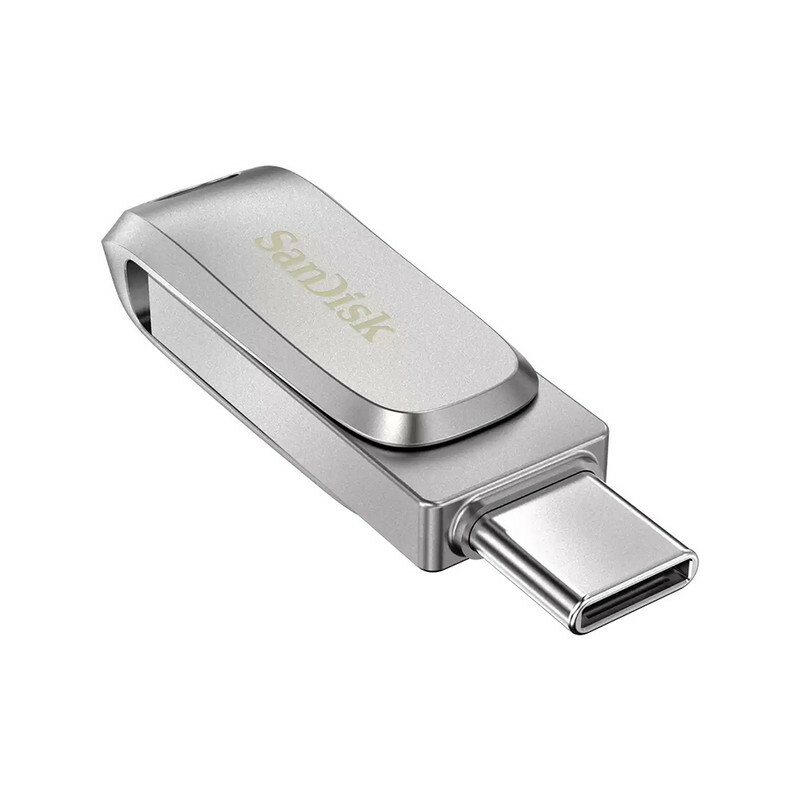فلش مموری سن دیسک مدل Ultra Dual Drive Luxe ظرفیت 128 گیگابایت با رابط USB 3.2