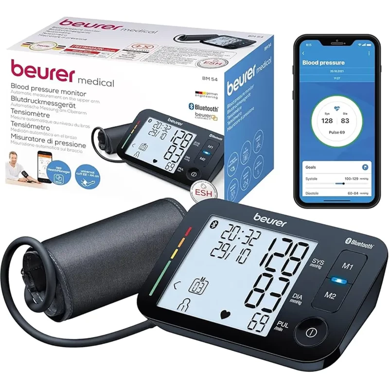 فشارسنج بازویی بیورر Beurer مدل BM 54 سایز 22 تا 44 سانتی متر