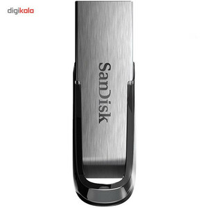 فلش مموری سن دیسک Ultra Flair CZ73 ظرفیت 64 گیگابایت با رابط USB 3.0 و بدنه فلزی مقاوم، سرعت انتقال 150 مگابایت بر ثانیه و سازگار با انواع سیستم‌عامل‌ها و دستگاه‌ها