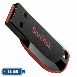 فلش مموری سن دیسک مدل Cruzer Blade CZ50 ظرفیت 16 گیگابایت با رابط USB 2.0