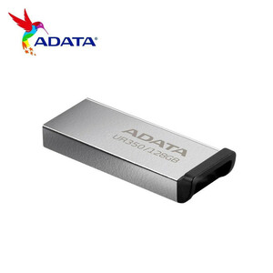 فلش مموری ای دیتا مدل UR350 ظرفیت 128 گیگابایت مقاوم در برابر گرد و غبار، سازگار با Windows، Mac OS و Linux