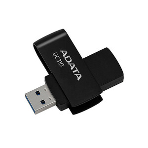 فلش مموری ای دیتا مدل UC310 ظرفیت 64 گیگابایت با رابط USB 3.2 Gen1، طراحی چرخشی، سازگار با ویندوز، مک، لینوکس، بدون نیاز به نصب درایور و مناسب استفاده در کامپیوتر، لپ‌تاپ، گوشی و تلویزیون