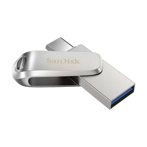 فلش مموری سن دیسک مدل Ultra Dual Drive Luxe ظرفیت 128 گیگابایت با رابط USB 3.2