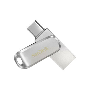 فلش مموری سن دیسک مدل Ultra Dual Drive Luxe ظرفیت 128 گیگابایت با رابط USB 3.2