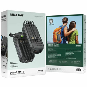 جعبه پاوربانک خورشیدی گرین لاین GL-PX15