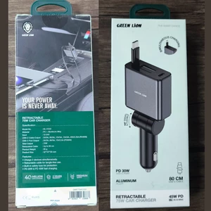 کیفیت شارژر فندکی فست شارژ گرین لاین