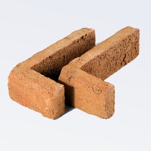 آجر (پلاک) رستیک ال (L) شاموتی رندوم 6*10*24