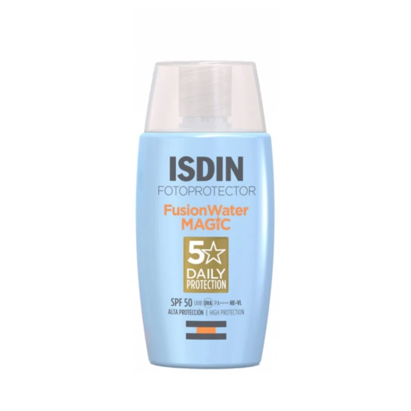کرم ضد آفتاب بدون رنگ ایزدین SPF 50 مدل Water Magic حجم 50 میلی‌لیتر