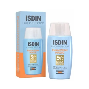 کرم ضد آفتاب بدون رنگ ایزدین SPF 50 مدل Water Magic حجم 50 میلی‌لیتر