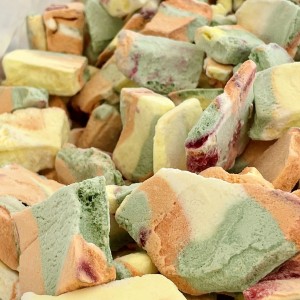 بستنی خشک رنگین کمون