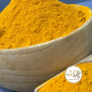 زردچوبه اعلا زعفرانی  ترکیب زرد چوبه اعلا با پرچم زعفران