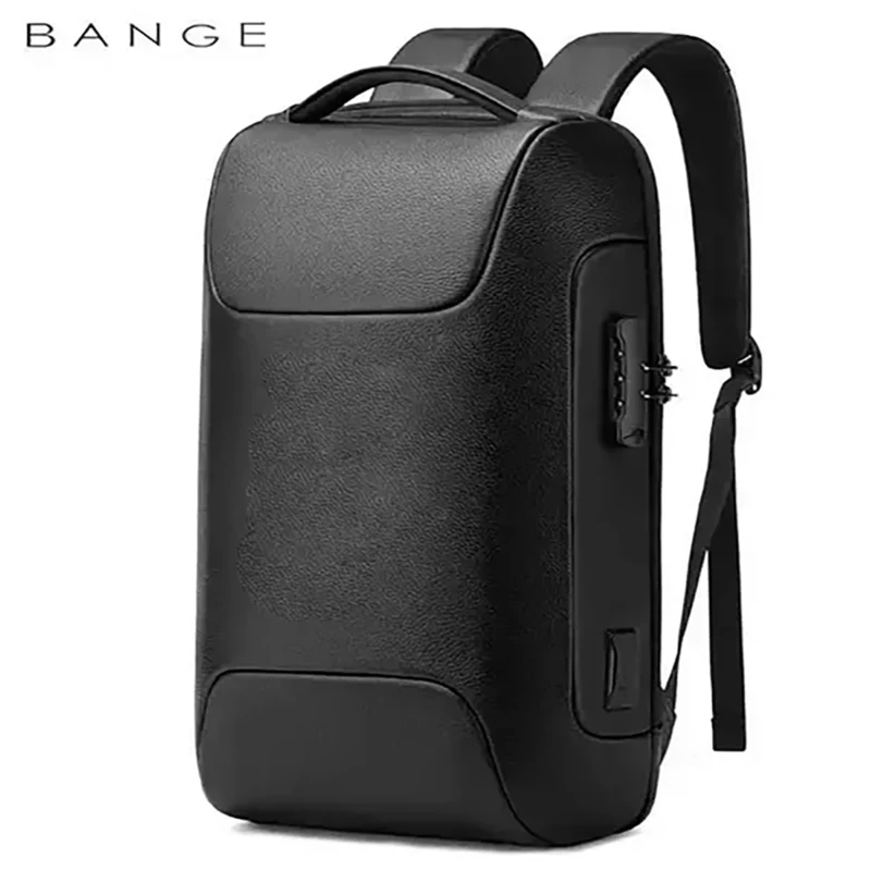 کوله پشتی چرم ضد سرقت لپ تاپ 15.6 اینچ یو اس بی دار بنج Bange BG-6622