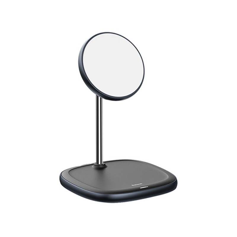 استند شارژر وایرلس بیسوس Baseus Swan Magnetic Desktop Bracket Wireless Charger