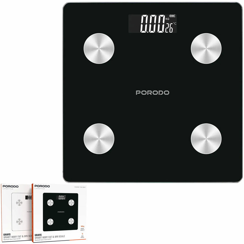 ترازو هوشمند بادی آنالیز پورودو Porodo مدل PDLFST213BK