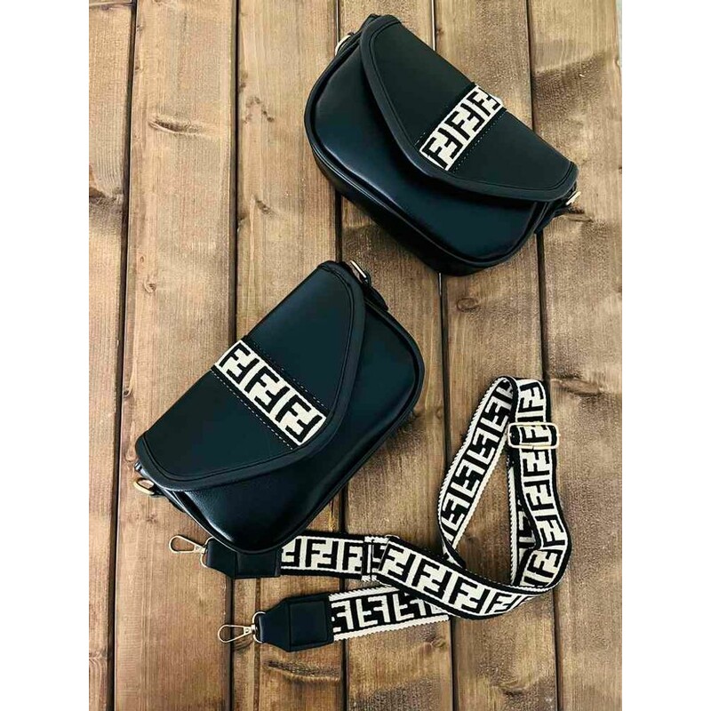 کیف اسپرت کد 1660 مدل طرح FENDI بند نواری