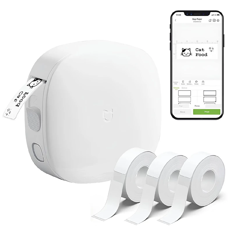 پرینتر لیبل زن شارژی شیائومی Xiaomi Mijia مدل MJBQDYJ1-WC قابل حمل