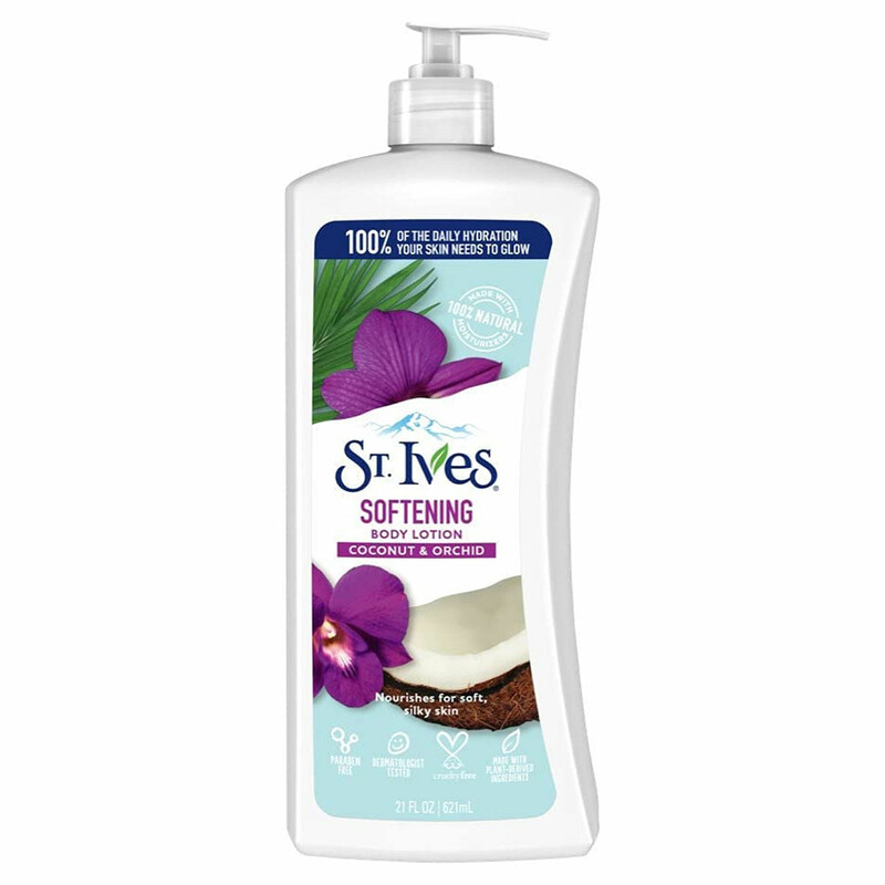 لوسیون بدن نرم کننده سنت آیوز St. Ives با رایحه ارکیده و نارگیل 621ml