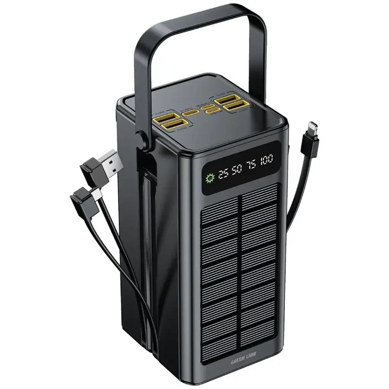 پاوربانک خورشیدی گرین لاین مدل GL-PX50 ظرفیت 60000 میلی آمپر 22.5 وات