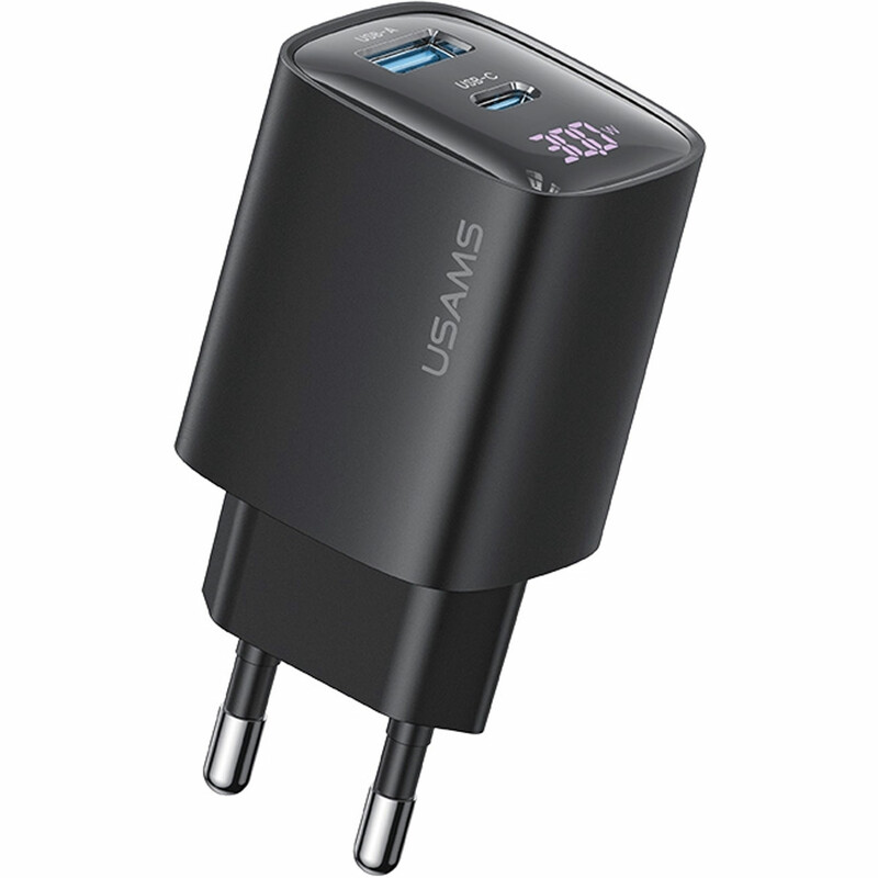 شارژر دیواری 30 وات یوسامز USAMS مدل CC229 دو پورت