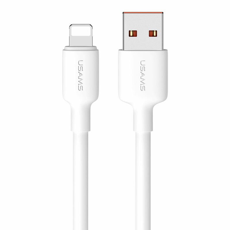 کابل لایتنینگ یوسامز USAMS مدل US-SJ606 U84 جریان 2.4 آمپر 3 متر