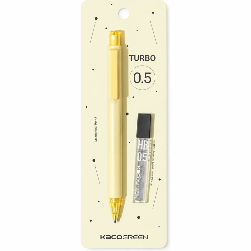 مداد نوکی 0.5 میلی‌متر کاکو KACO مدل K5 Turbo با مغزی HB مشکی