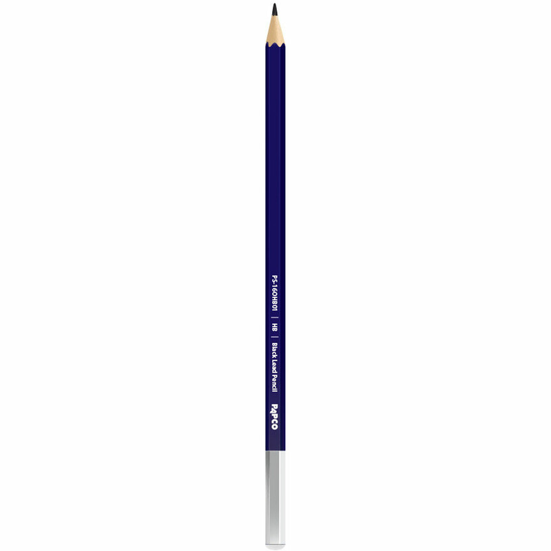 مداد مشکی پاپکو Papco مدل PS-16OHB01 با سختی HB پک 12 عددی