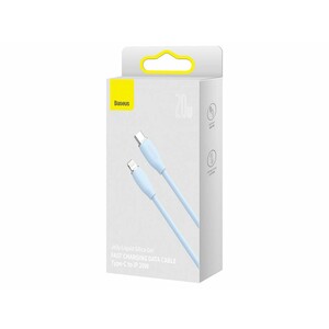 کابل تایپ‌سی به لایتنینگ سیلیکونی بیسوس Baseus CAGD020001 Type-C to iP Fast Charging Data