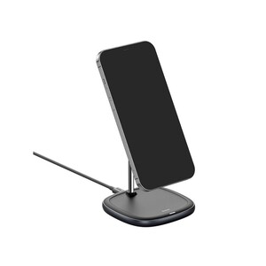 استند شارژر وایرلس بیسوس Baseus Swan Magnetic Desktop Bracket Wireless Charger