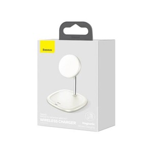 استند شارژر وایرلس بیسوس Baseus Swan Magnetic Desktop Bracket Wireless Charger
