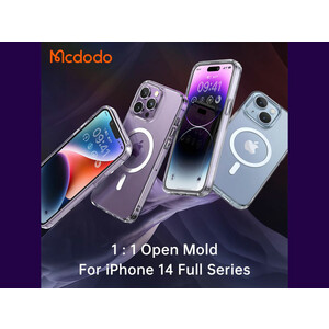 قاب محافظ نیمه شفاف مگ سيف مک دودو مدل Mcdodo Crystal PC-3090 Apple iPhone 14