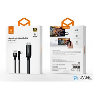 کابل تبدیل لایتنینگ به اچ دی ام آی مک دودو Mcdodo CA-6400 Lightning to HDMI Data Cable 2m
