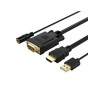 مبدل اچ دی ام آی به وی جی ای و صدا و میکرو یو اس بی اوریکو  ORICO VGA/HDMI Adapter Cable XD-HTVA 5m