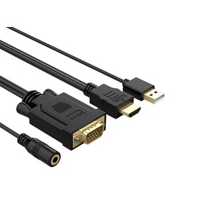 مبدل اچ دی ام آی به وی جی ای و صدا و میکرو یو اس بی اوریکو  ORICO VGA/HDMI Adapter Cable XD-HTVA 5m