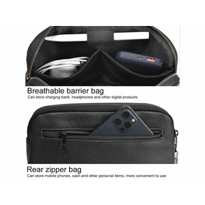 کیف لوازم جانبی دارای قفل رمزدار ویوو  WIWU Alpha Anti-Theft Clutch Bag