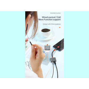 مبدل لایتنینگ به لایتنینگ و درگاه صدا ویوو Wiwu LT08 Lightning To Lightning & 3.5mm Audio Converter