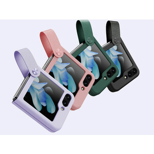 قاب سامسونگ زد فیلیپ 5 نیلکین Nillkin Flex Flip Finger Strap liquid silicone phone case for Samsung Galaxy Z Flip 5