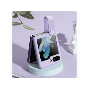 خرید قاب سامسونگ زد فیلیپ 5 نیلکین Nillkin Flex Flip Finger Strap liquid silicone phone case for Samsung Galaxy Z Flip 5