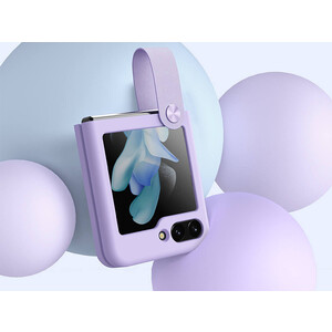 خرید قاب سامسونگ زد فیلیپ 5 نیلکین Nillkin Flex Flip Finger Strap liquid silicone phone case for Samsung Galaxy Z Flip 5
