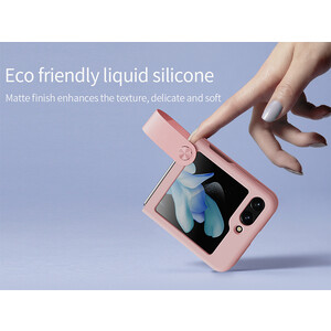 خرید قاب سامسونگ زد فیلیپ 5 نیلکین Nillkin Flex Flip Finger Strap liquid silicone phone case for Samsung Galaxy Z Flip 5