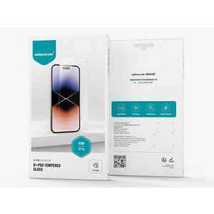 محافظ صفحه نمایش شیشه ای آیفون 15 نیلکین NillkinApple iphone 15 H+Pro tempered glass