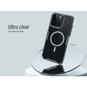 قیمت قاب محافظ ژله ای آیفون 15 پرو مکس نیلکین Nillkin Apple iPhone 15 Pro max Nature TPU Pro Magnetic Case