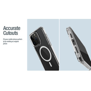 قیمت قاب محافظ ژله ای آیفون 15 پرو مکس نیلکین Nillkin Apple iPhone 15 Pro max Nature TPU Pro Magnetic Case