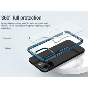 خرید قاب محافظ ژله ای آیفون 15 پرو مکس نیلکین Nillkin Apple iPhone 15 Pro max Nature TPU Pro Magnetic Case